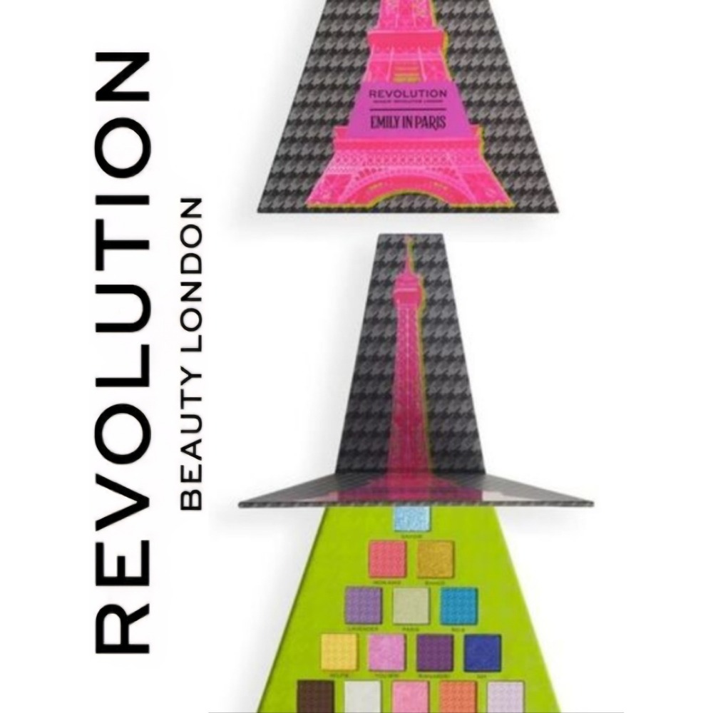 Makeup Revolution X Emily In Paris City Of Love Palette
